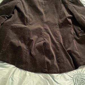 Black velvet dress jacket